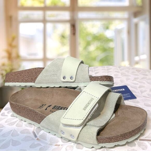 NEW BIRKENSTOCK Oita Leather Suede Sandal  Size EU 37 - Picture 15 of 16